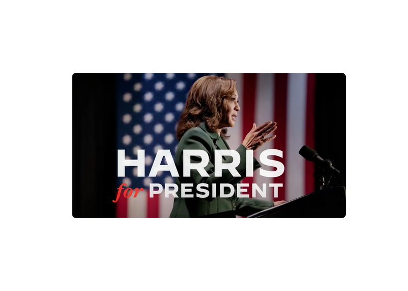 HARRIS FOR PRESIDENT