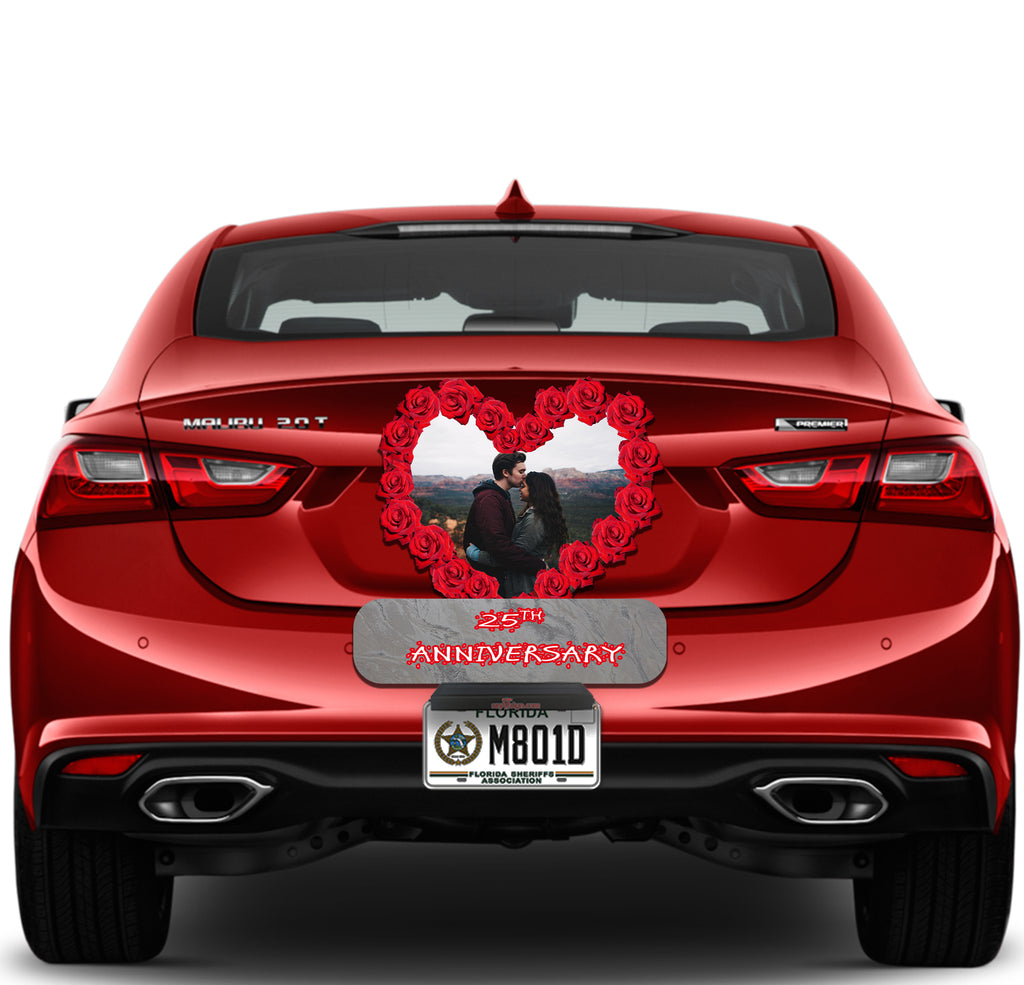 Red Rose Heart Anniversary