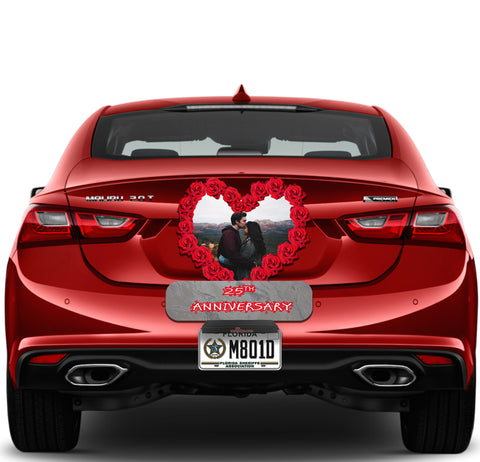 Image of Red Rose Heart Anniversary