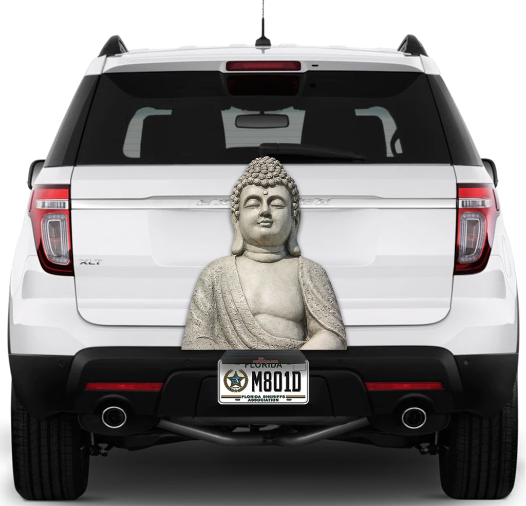 White Stone Buddha