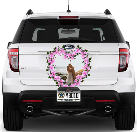 Image of Pink Roses Heart
