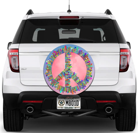 Image of Peace Sign Pink