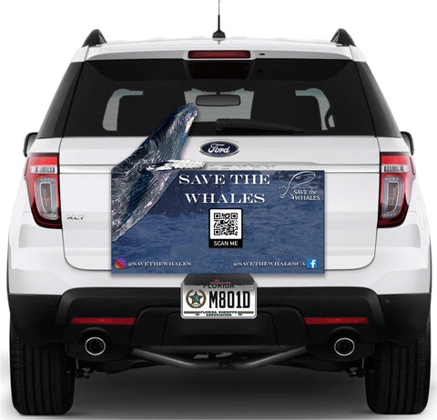Image of Save the Whales Sign