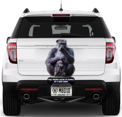 Image of Father and Son Gorillas