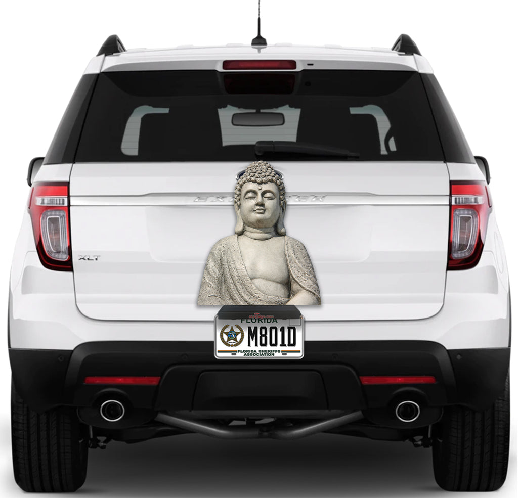 White Stone Buddha