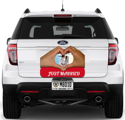 Image of Heart Hands Just Married