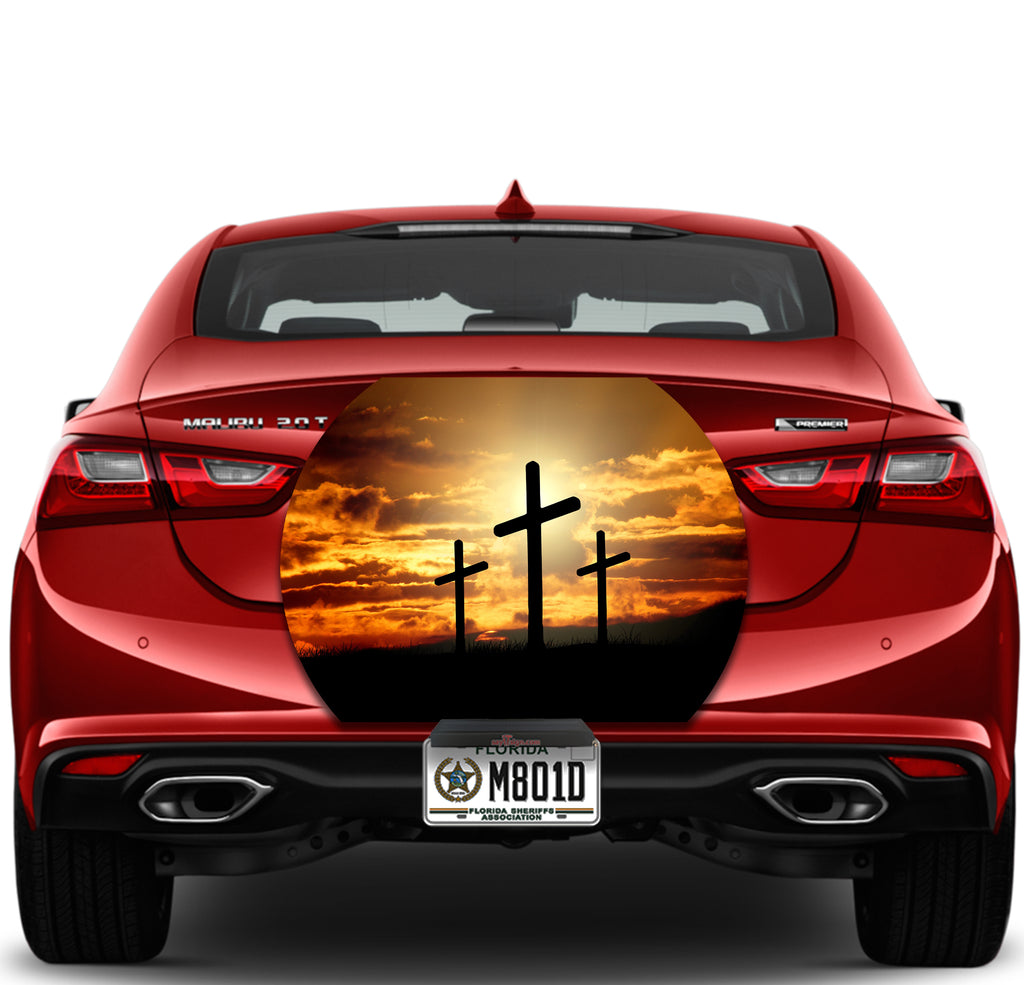 Three Crosses Sunset