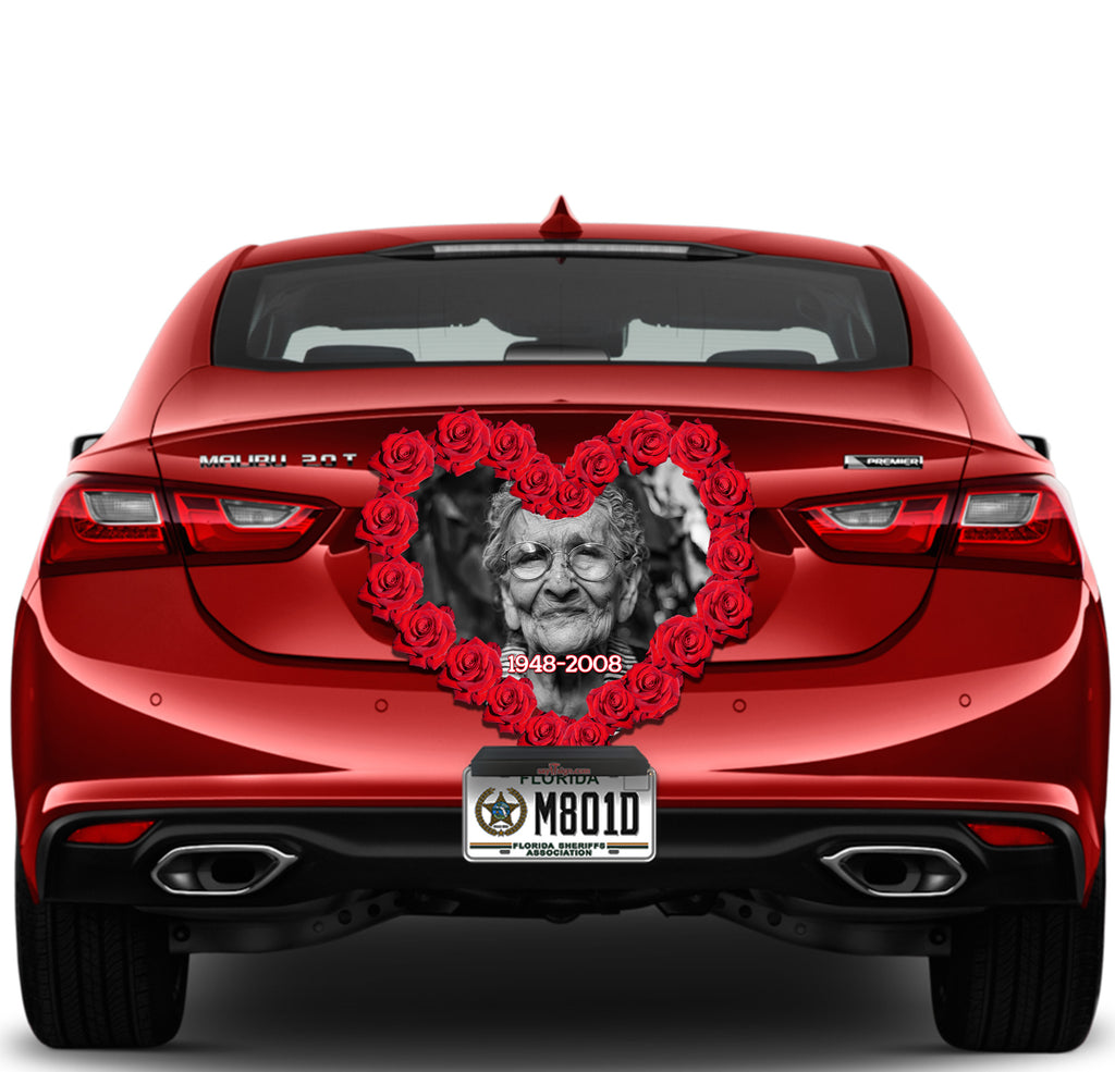 Red Rose Heart Rememberance