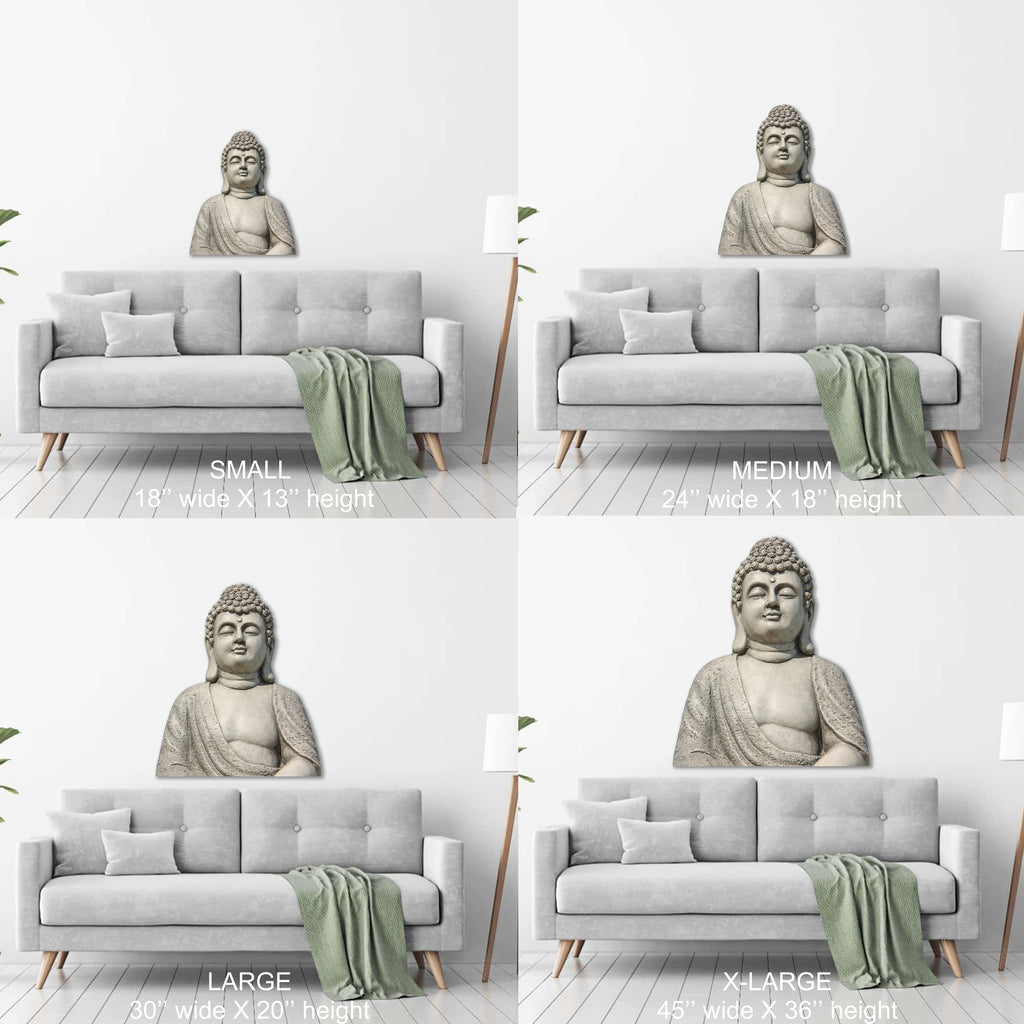 White Stone Buddha