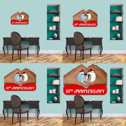 Image of Heart Hands Anniversary