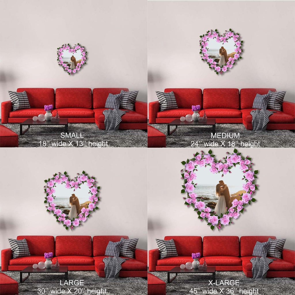 Pink Roses Heart