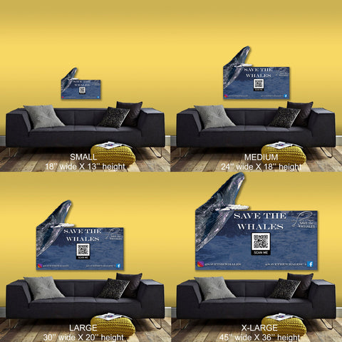 Image of Save the Whales Sign
