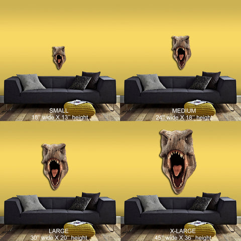Image of T-Rex Face Sign