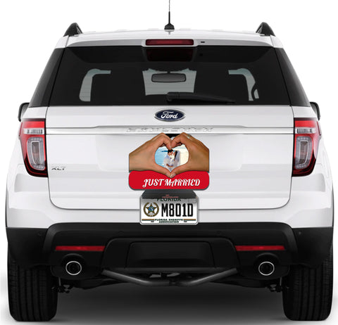 Image of Heart Hands Just Married