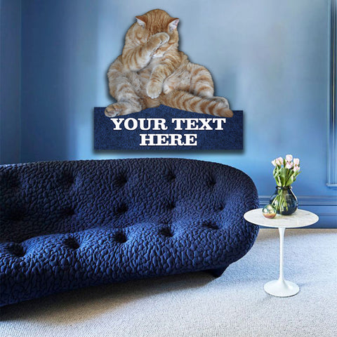 Image of Cat Hide Face