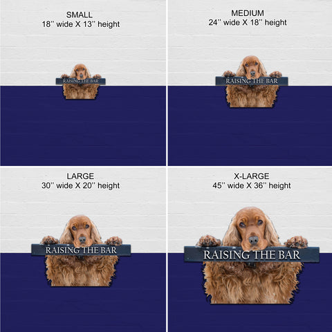 Image of Cocker Spaniel Raising The Bar