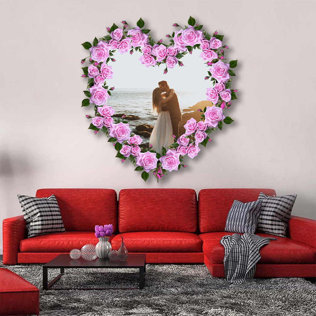 Pink Roses Heart