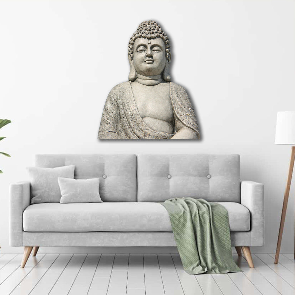 White Stone Buddha