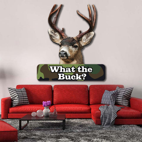 Image of Deer "What the Buck"