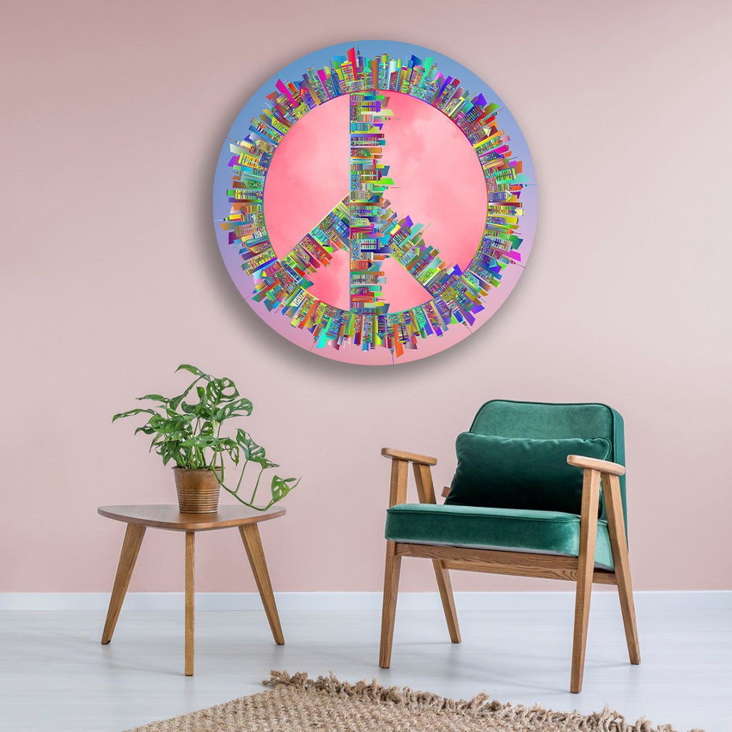 Peace Sign Pink