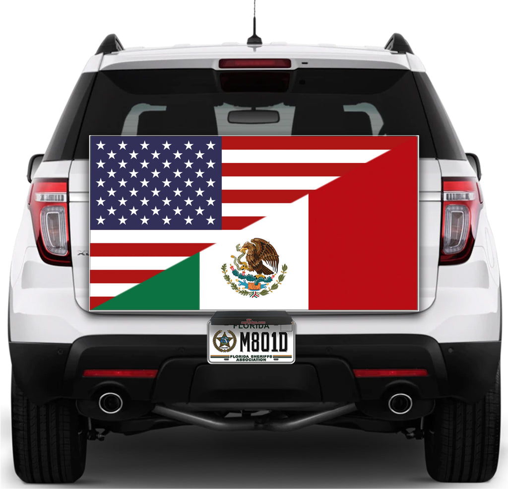 USA/Mexico Flag