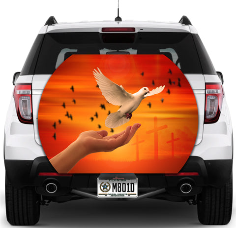 Image of White Dove and the Hand to God