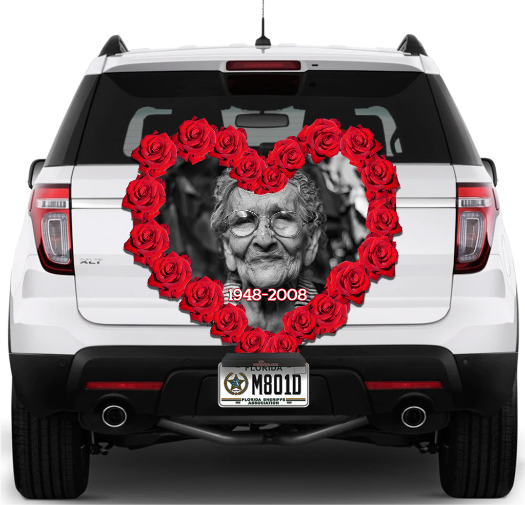 Red Rose Heart Rememberance