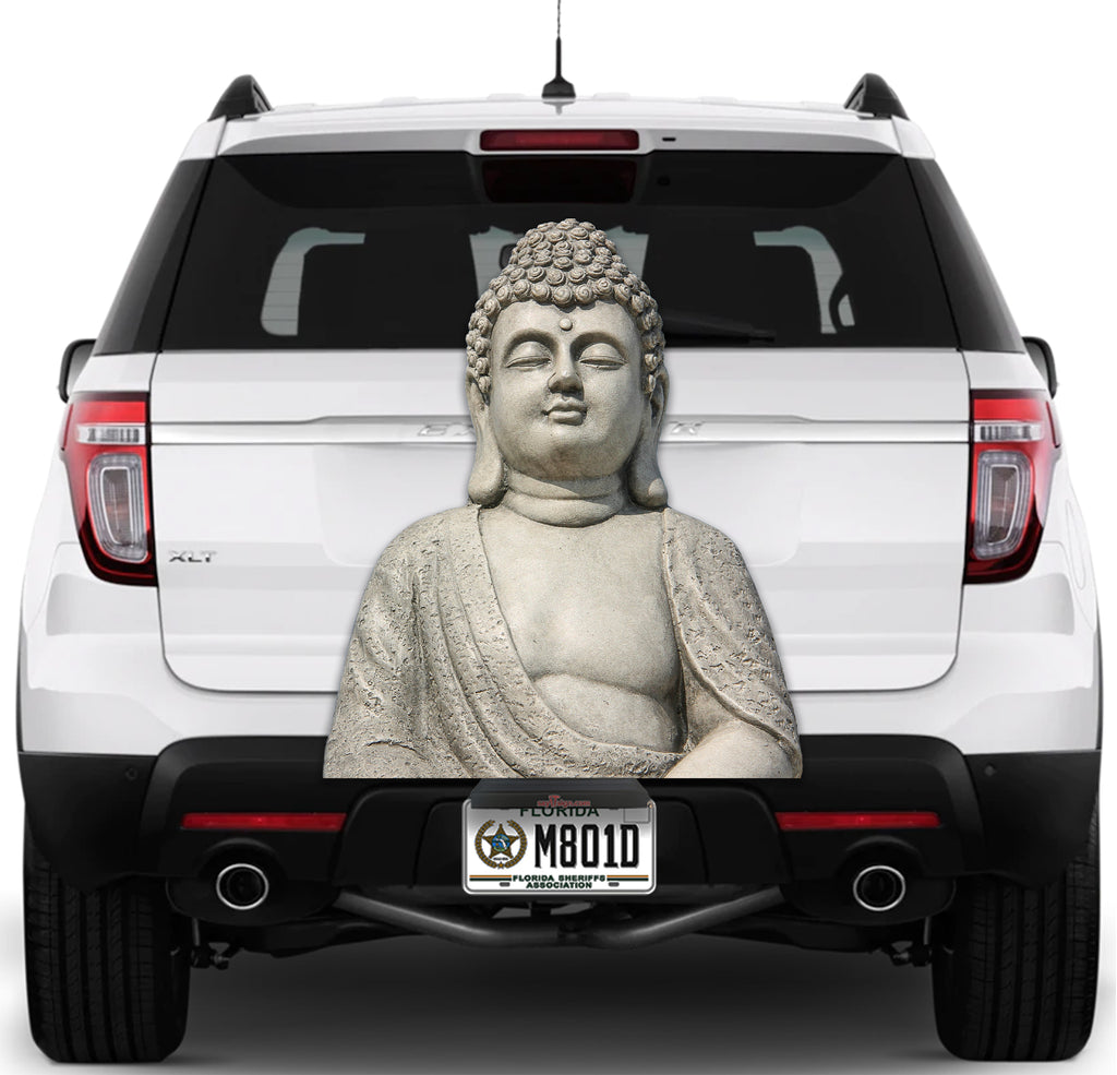 White Stone Buddha