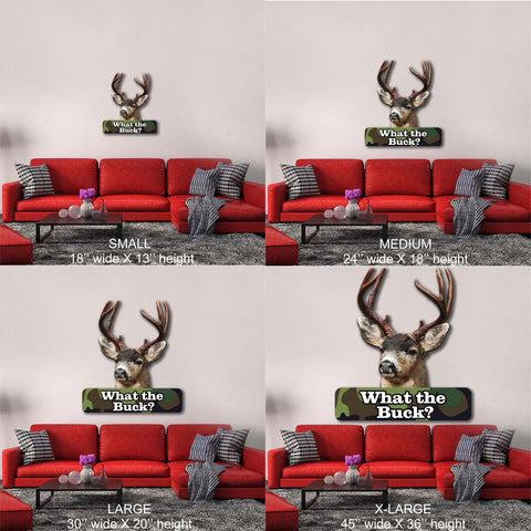 Image of Deer "What the Buck"