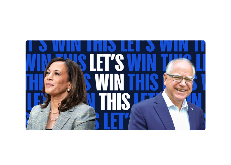 HARRIS - LET'S WIN THIS
