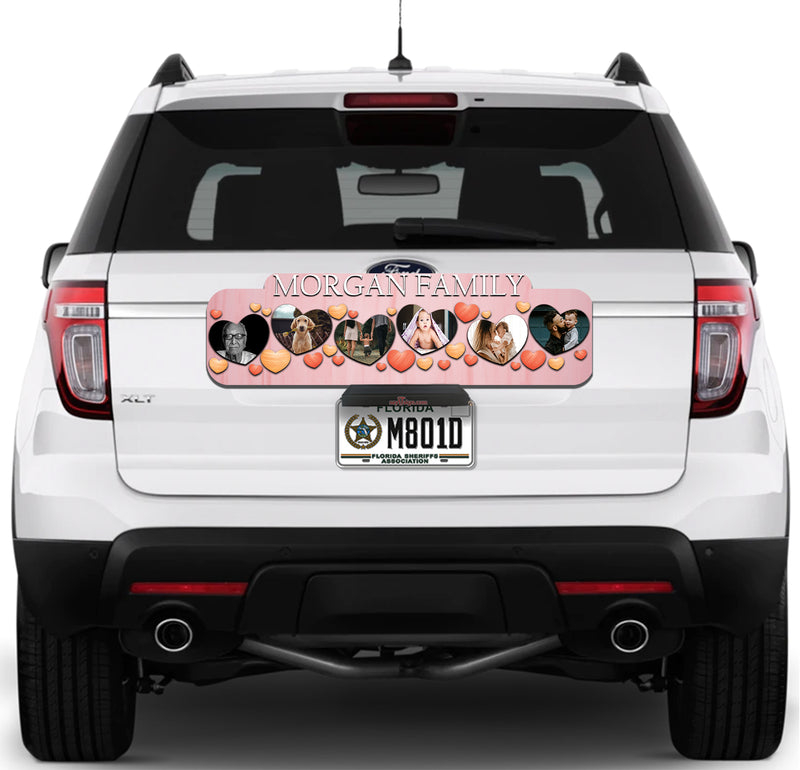 Family Heart Pictures Pink