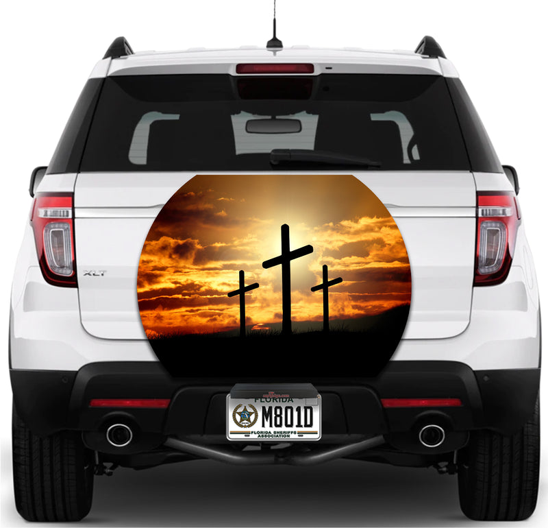 Three Crosses Sunset