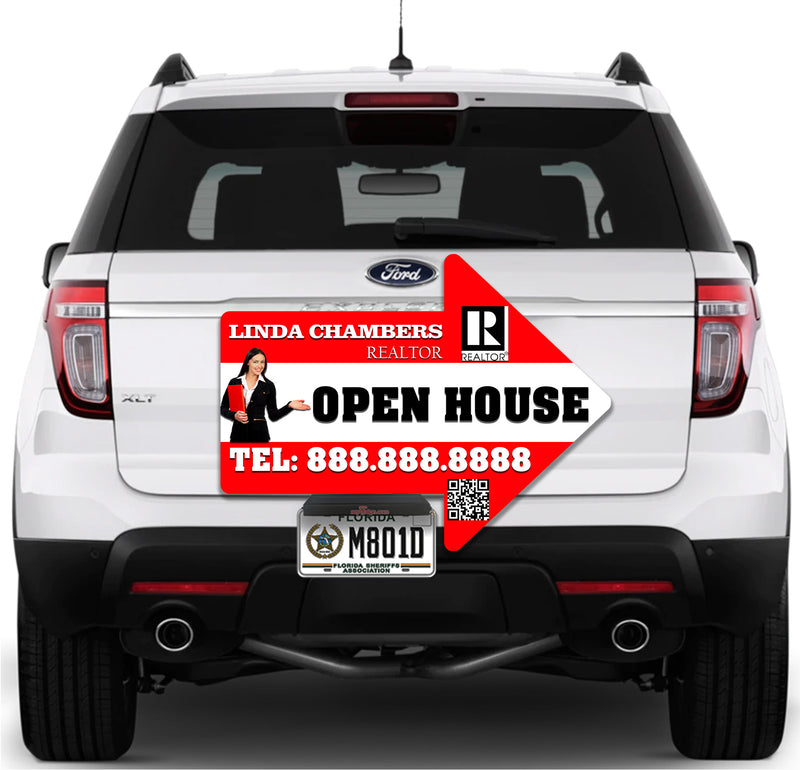 Open House Arrow Red