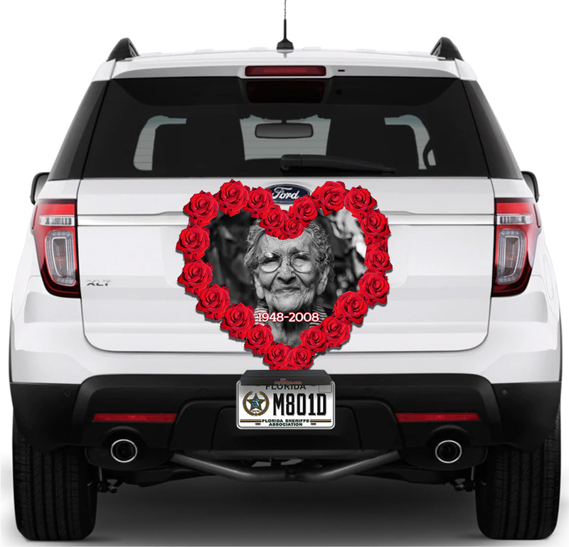 Red Rose Heart Rememberance