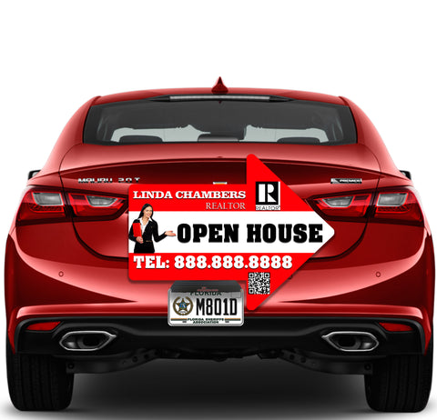 Image of Open House Arrow Red
