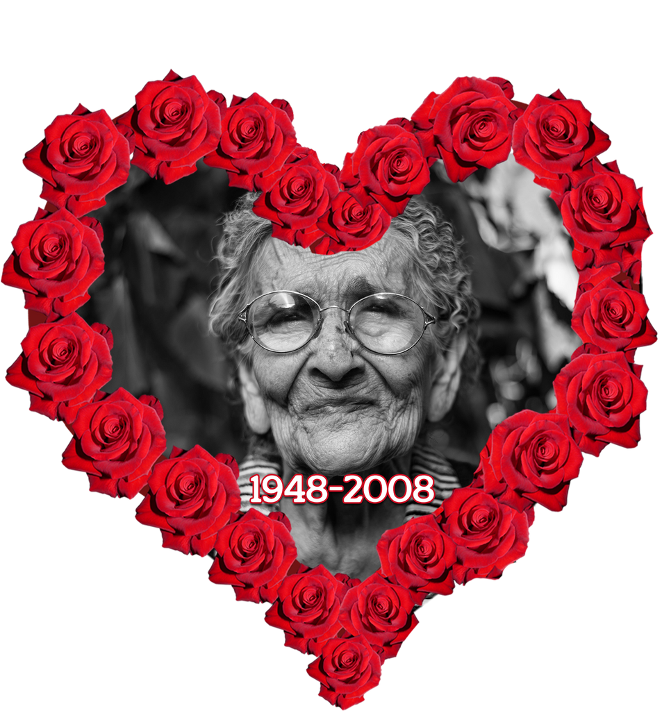 Red Rose Heart Rememberance
