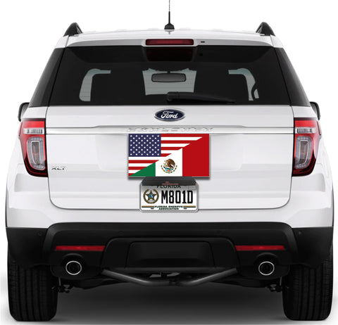 Image of USA/Mexico Flag