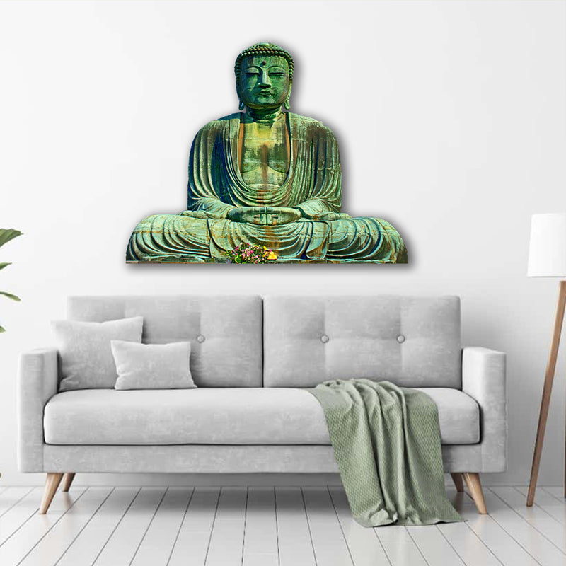 Green Stone Buddha