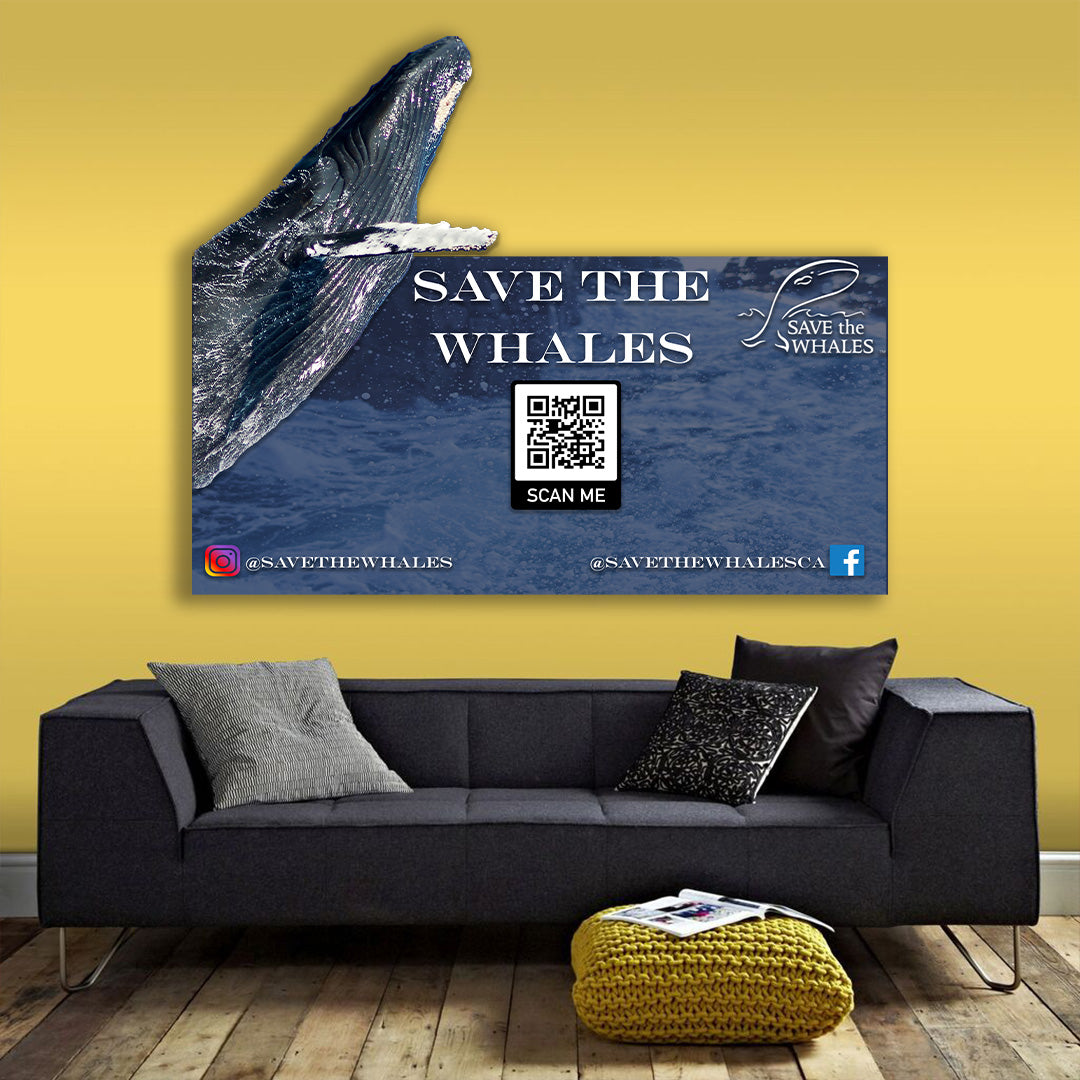 Image of Save the Whales Sign