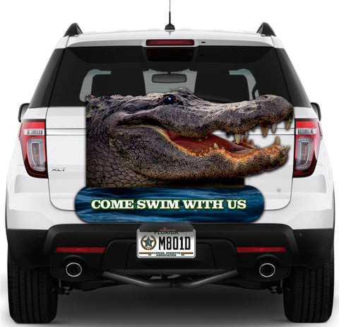 Image of Alligator "Come Swim with me"